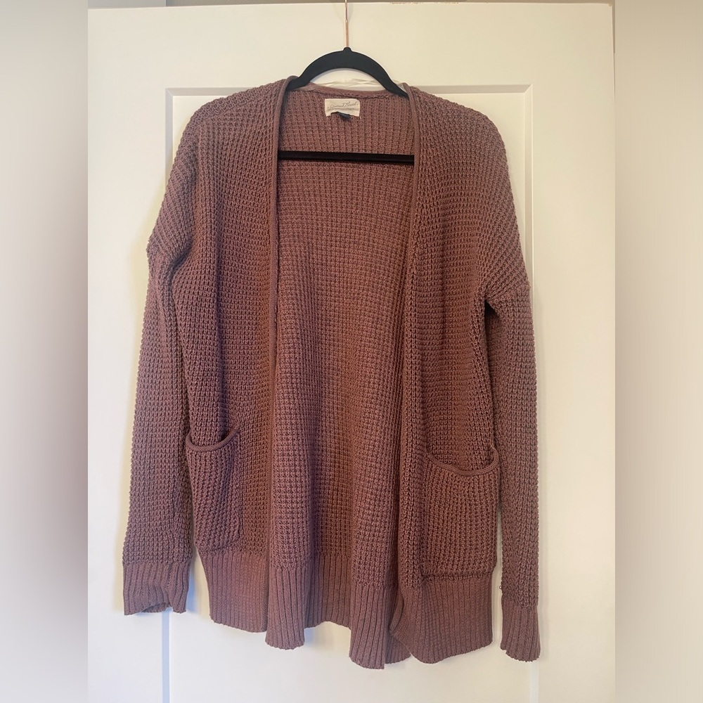 Target Brown Knit Cardigan